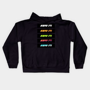 Send it! | Sticker pack Kids Hoodie